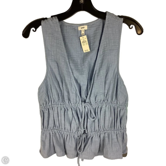 Top Sleeveless By Aerie In Blue, Size: M