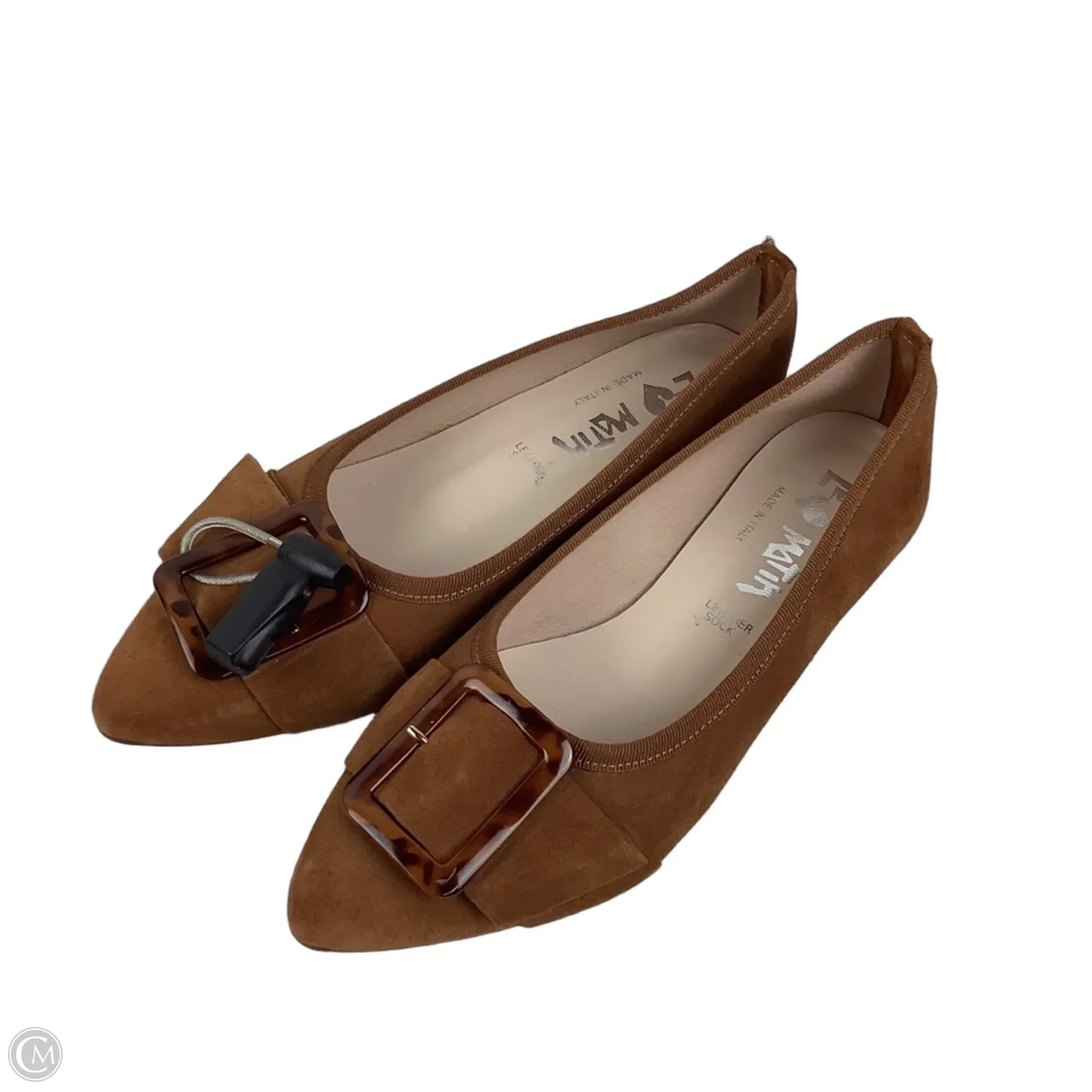 Shoes Flats By Clothes Mentor In Tan, Size: 7.5 (38)
