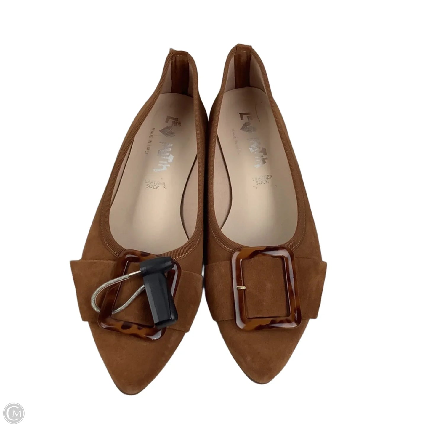 Shoes Flats By Clothes Mentor In Tan, Size: 7.5 (38)