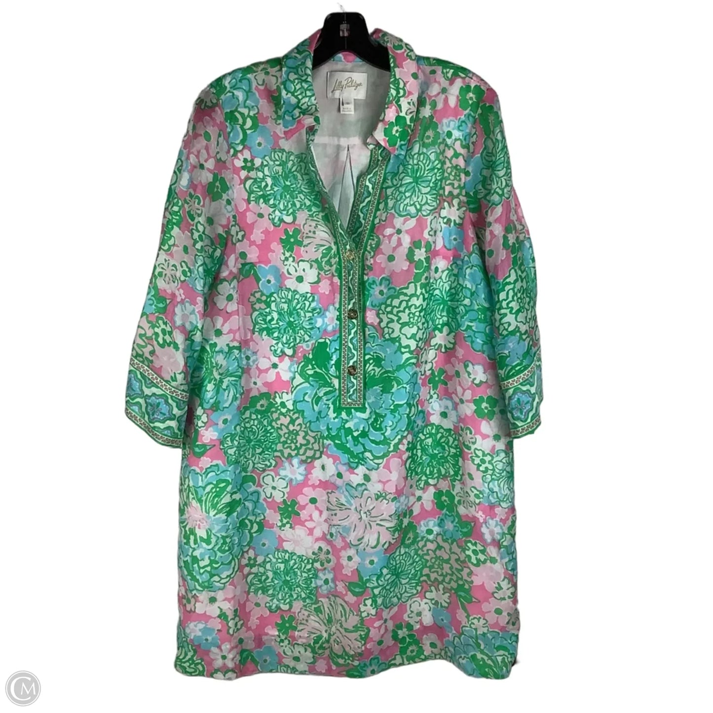Dress Designer By Lilly Pulitzer In Floral Print, Size: 10