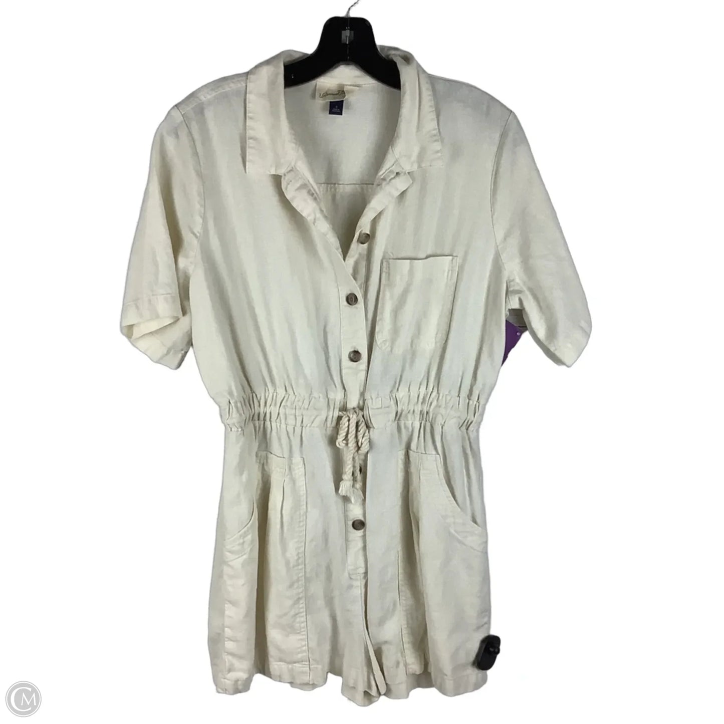 Romper By Universal Thread In Cream, Size: S
