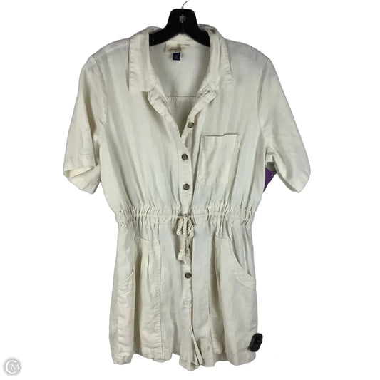 Romper By Universal Thread In Cream, Size: S