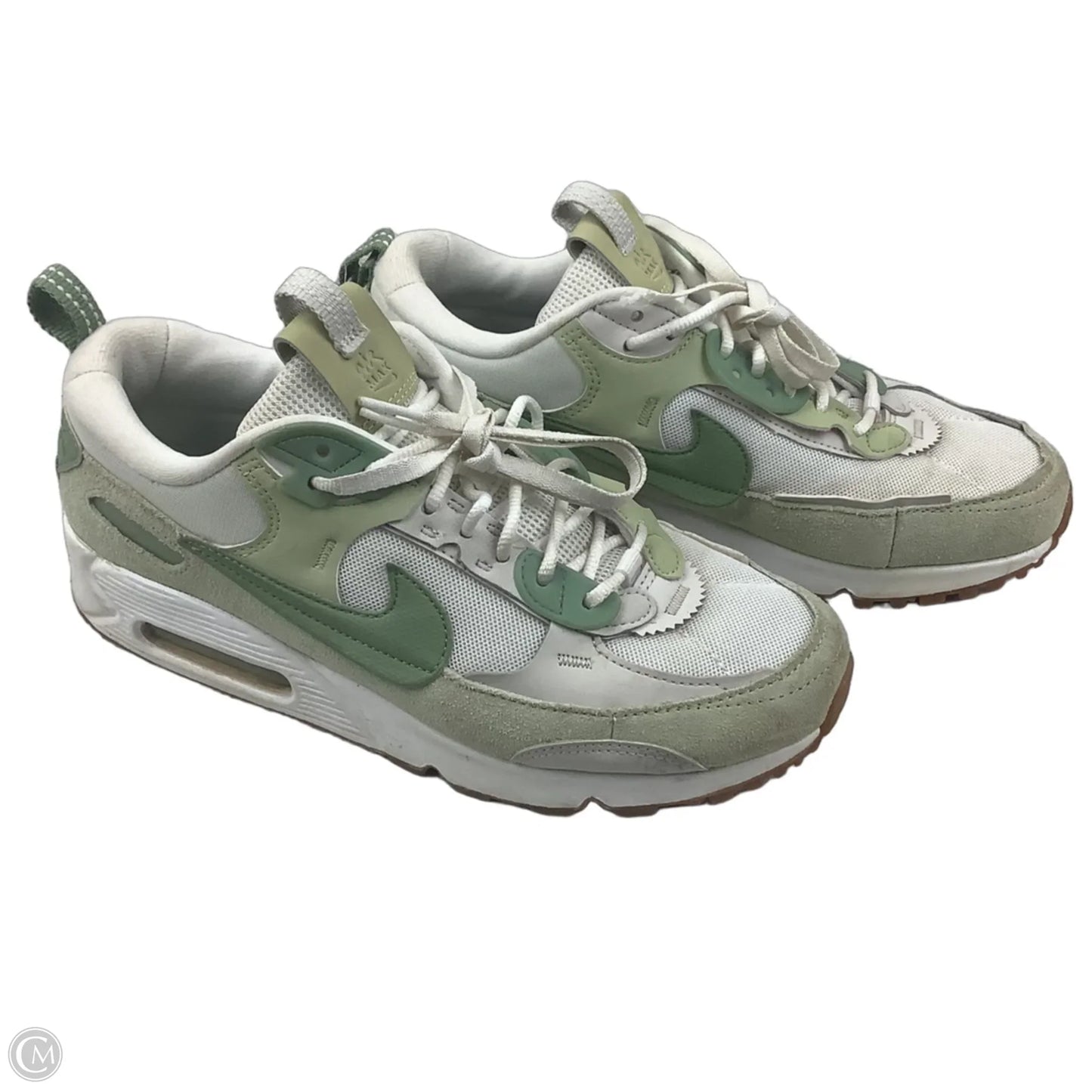 Shoes Sneakers By Nike In Green, Size: 8.5