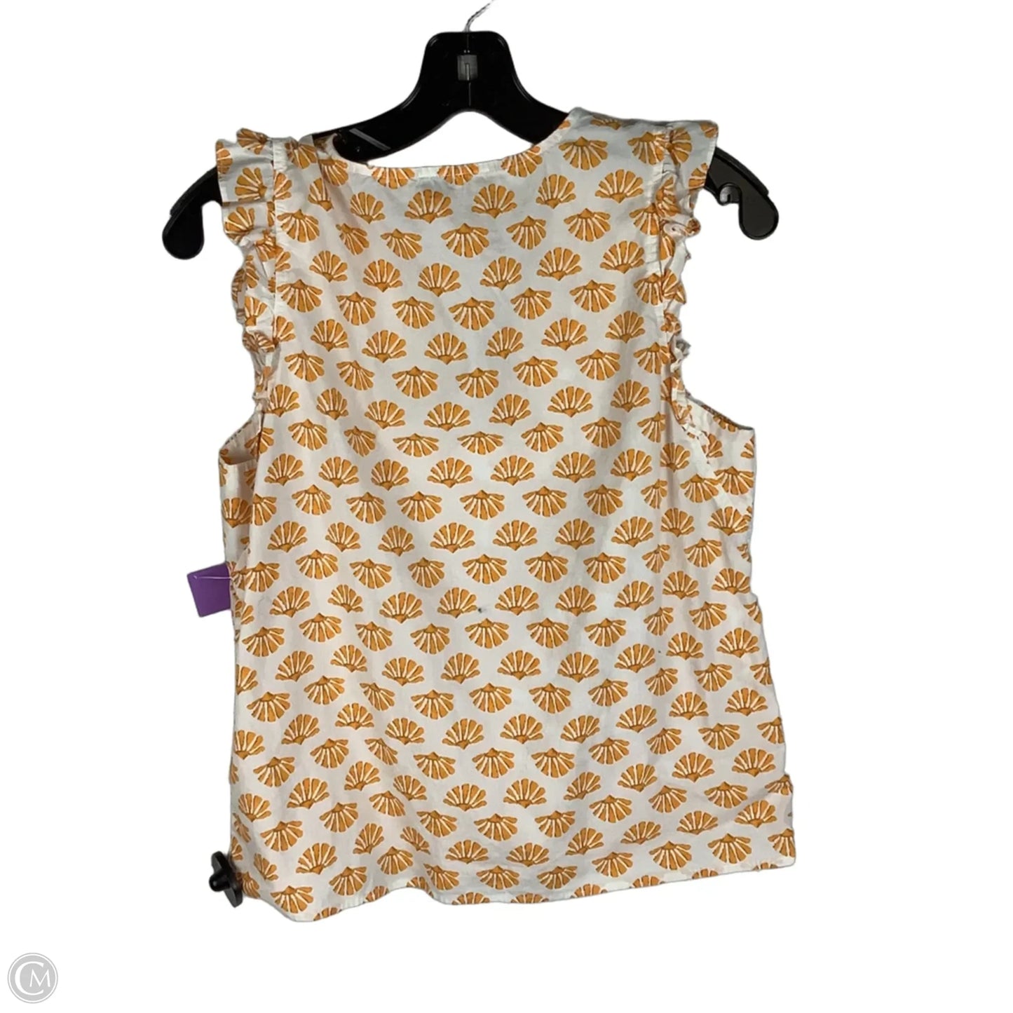 Top Sleeveless By J. Crew In Orange, Size: S