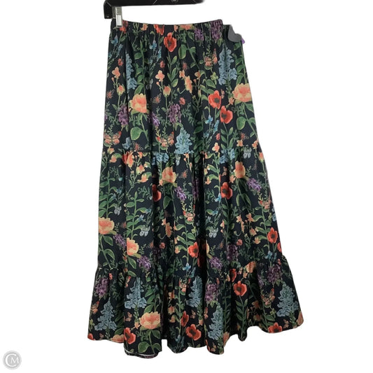 Skirt Maxi By Cider In Floral Print, Size: M