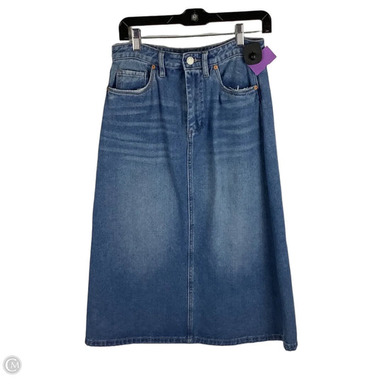 Skirt Maxi By Blanknyc In Blue Denim, Size: 4 (27)