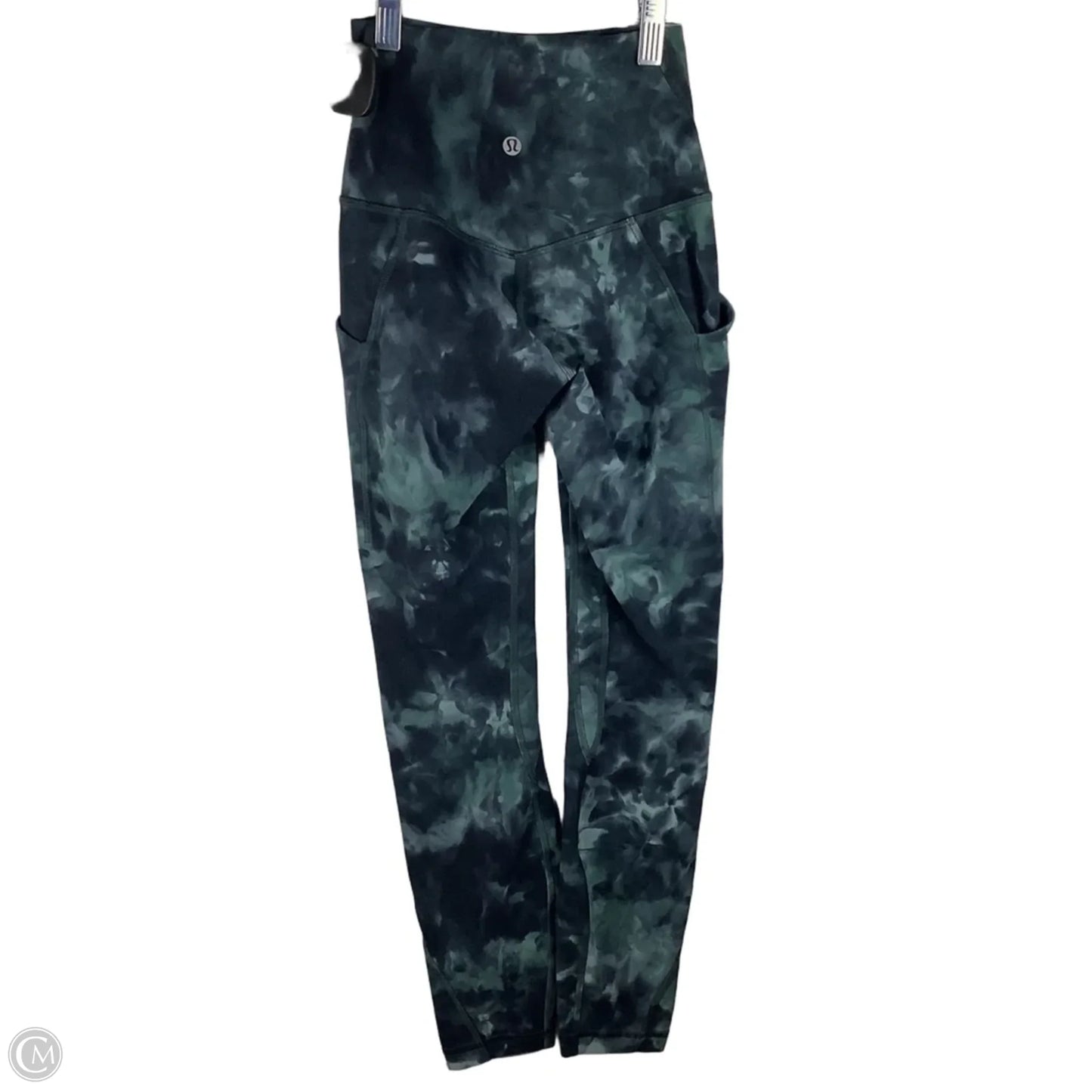 Athletic Leggings By Lululemon In Tie Dye Print, Size: 0