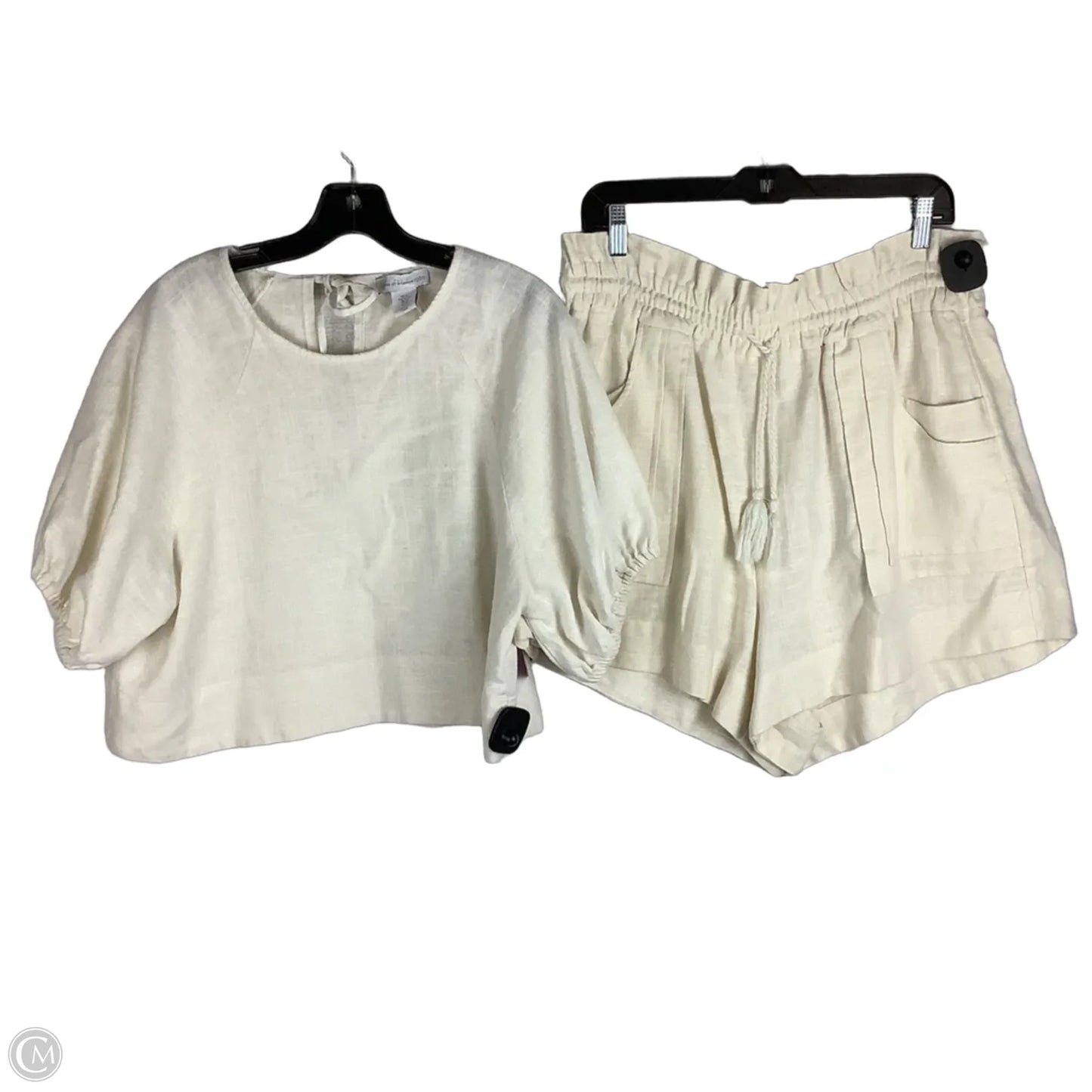 Shorts Set By House Of Harlow In Cream, Size: Xl