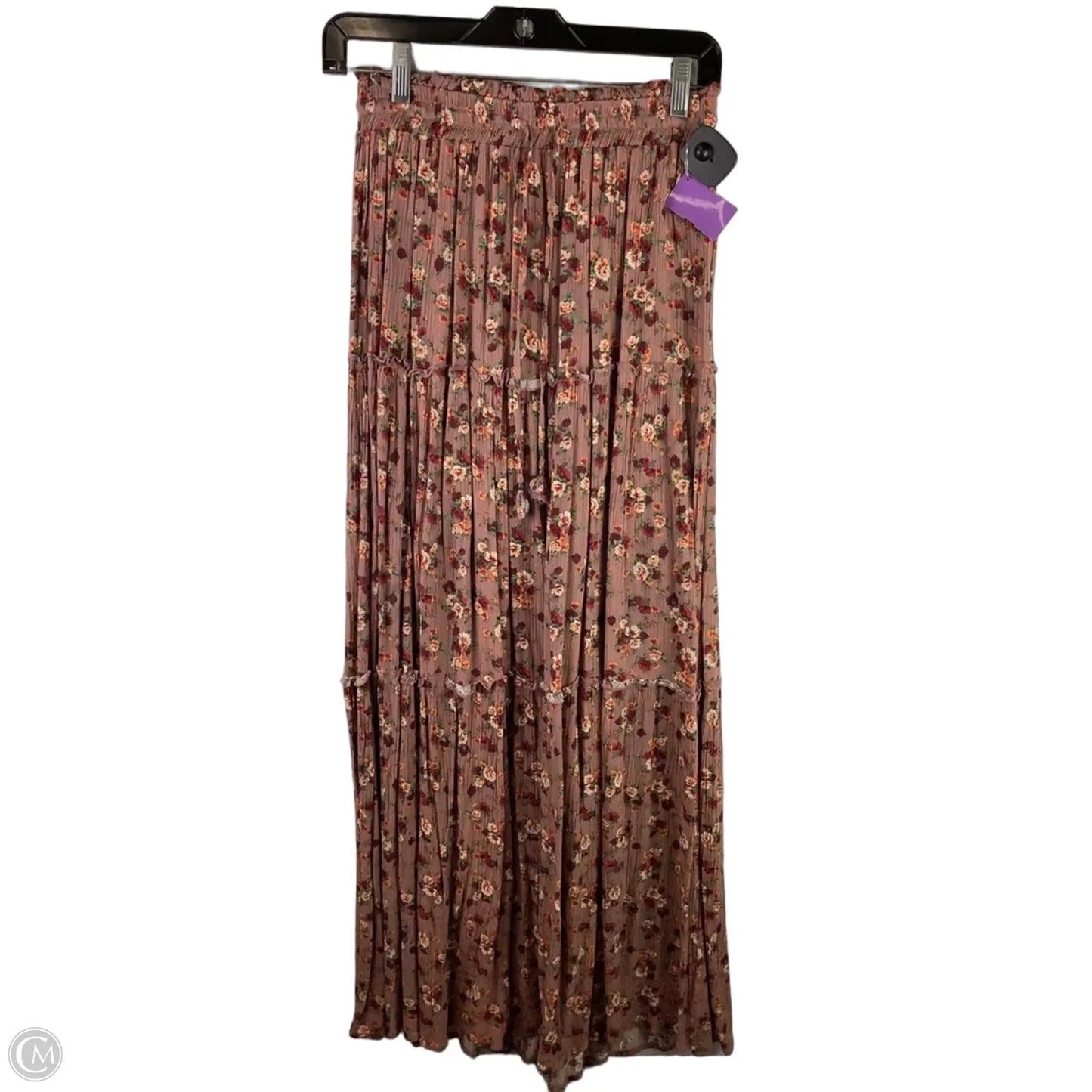 Skirt Maxi By Vestique In Floral Print, Size: S