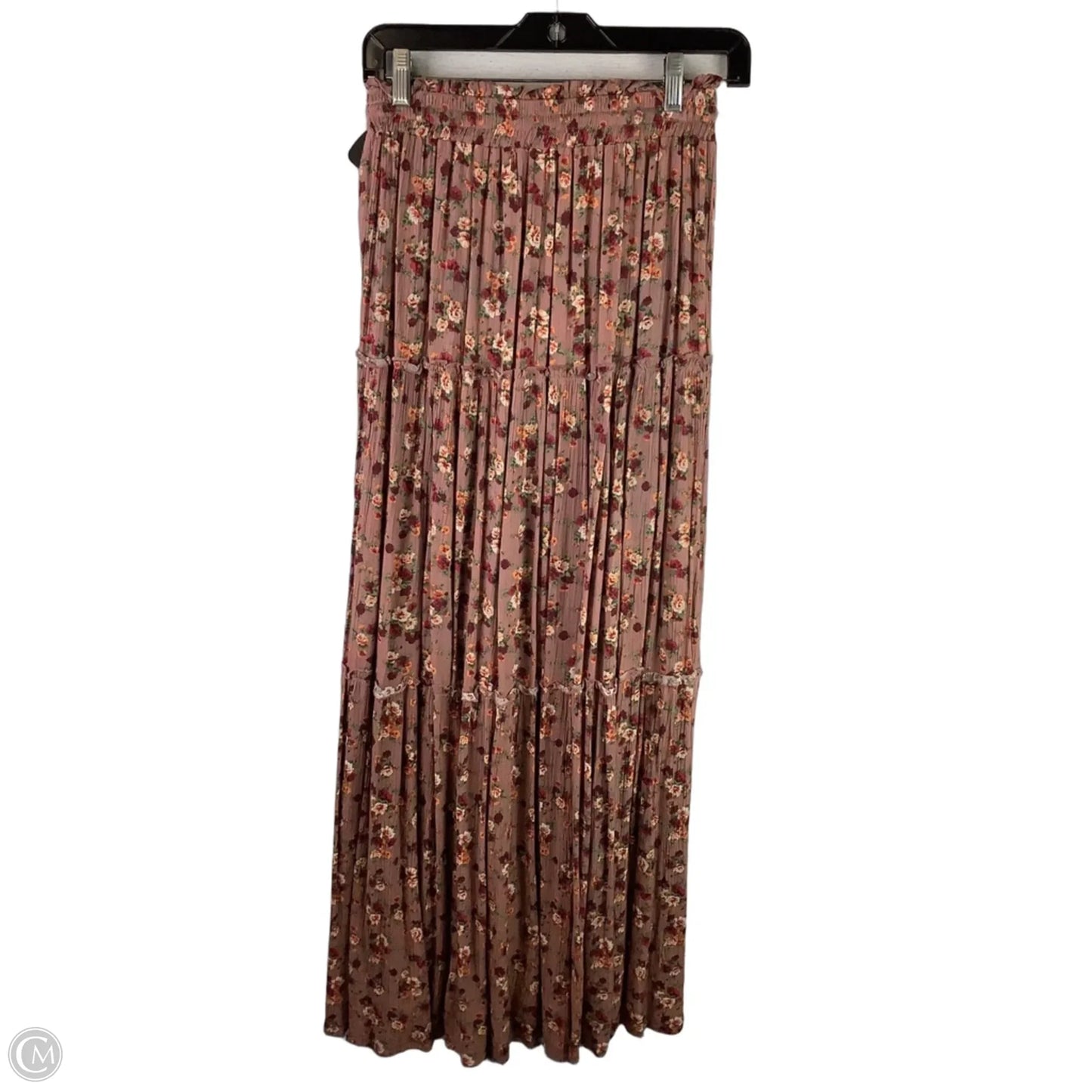 Skirt Maxi By Vestique In Floral Print, Size: S