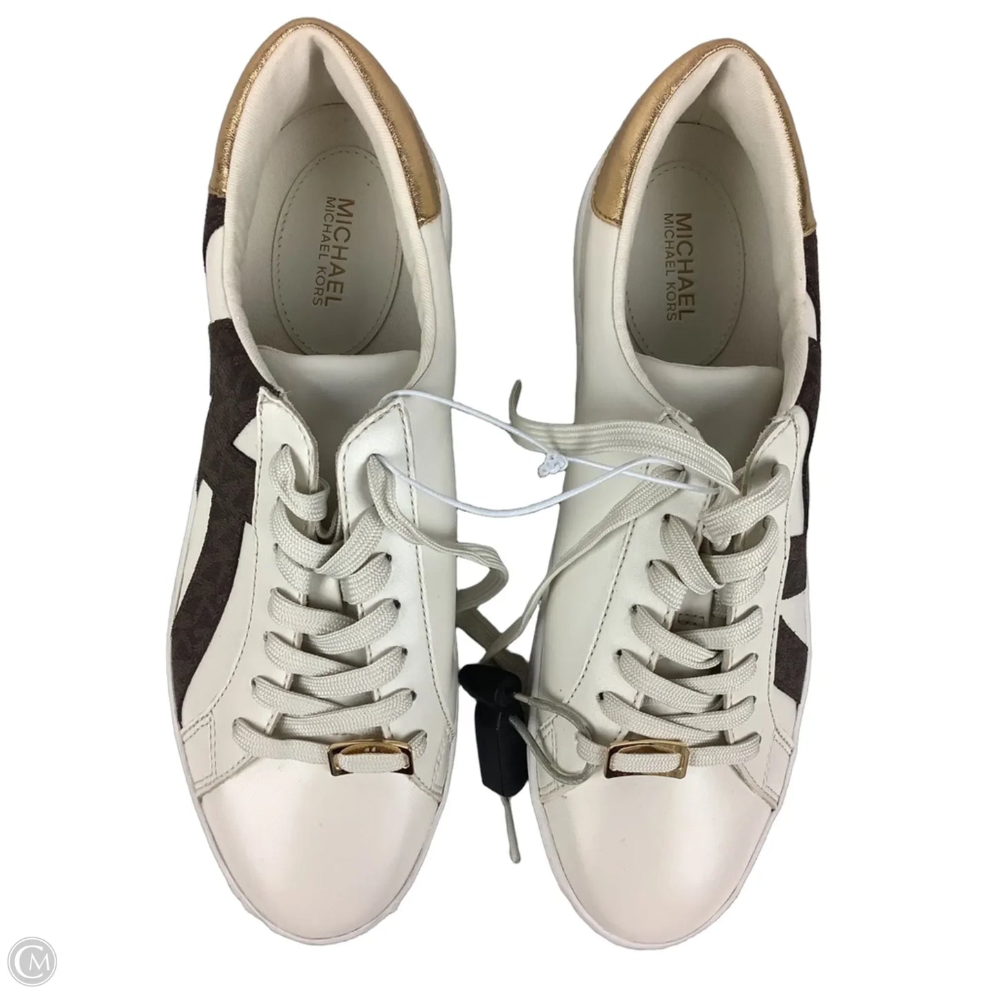Shoes Designer By Michael Kors In Brown & White, Size: 10