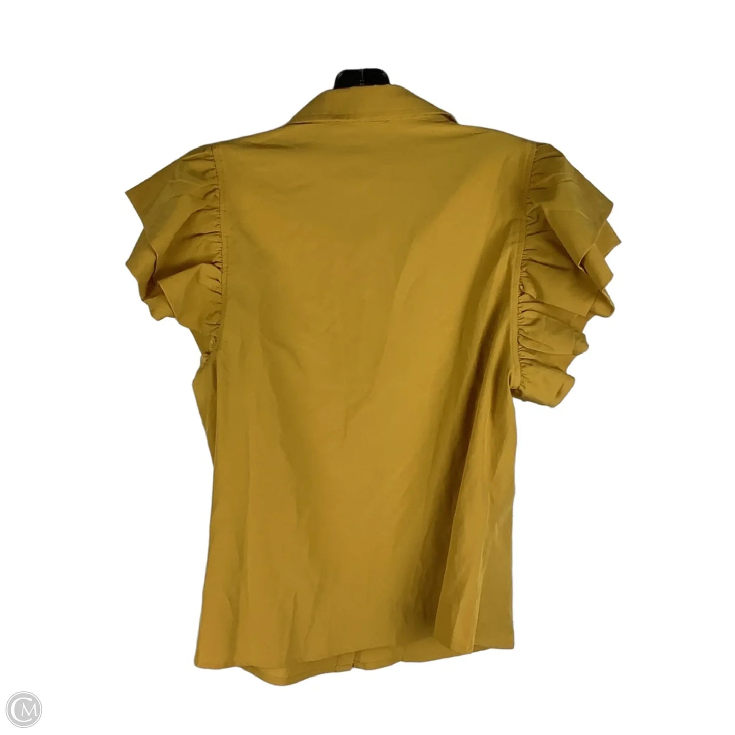 Top Short Sleeve By Milk & Honey In Yellow, Size: Xl