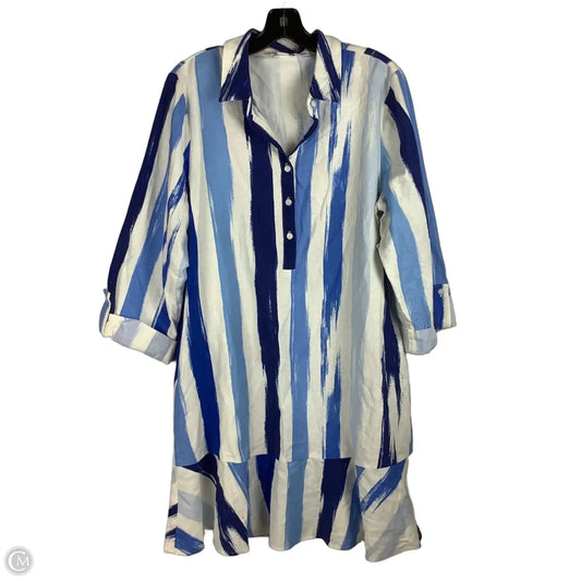 Dress Casual Short By London Times In Blue, Size: Xl