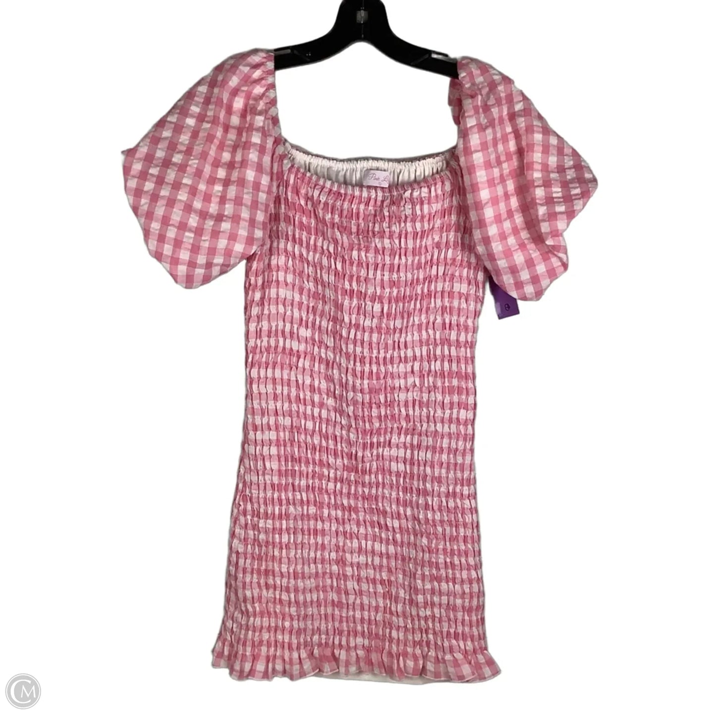 Dress Casual Short By Pink Lily In Pink, Size: S