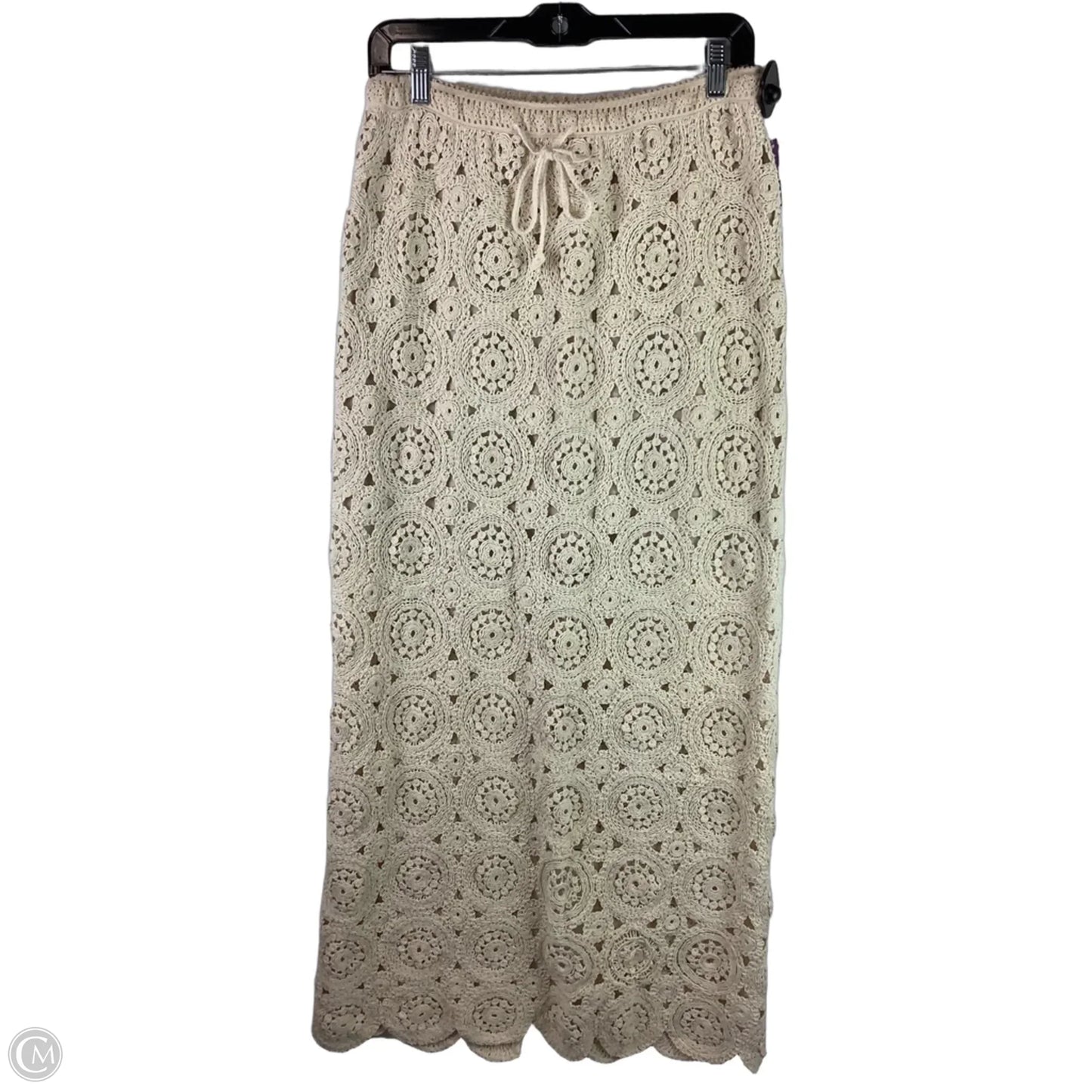 Skirt Maxi By Solitaire In Cream, Size: L