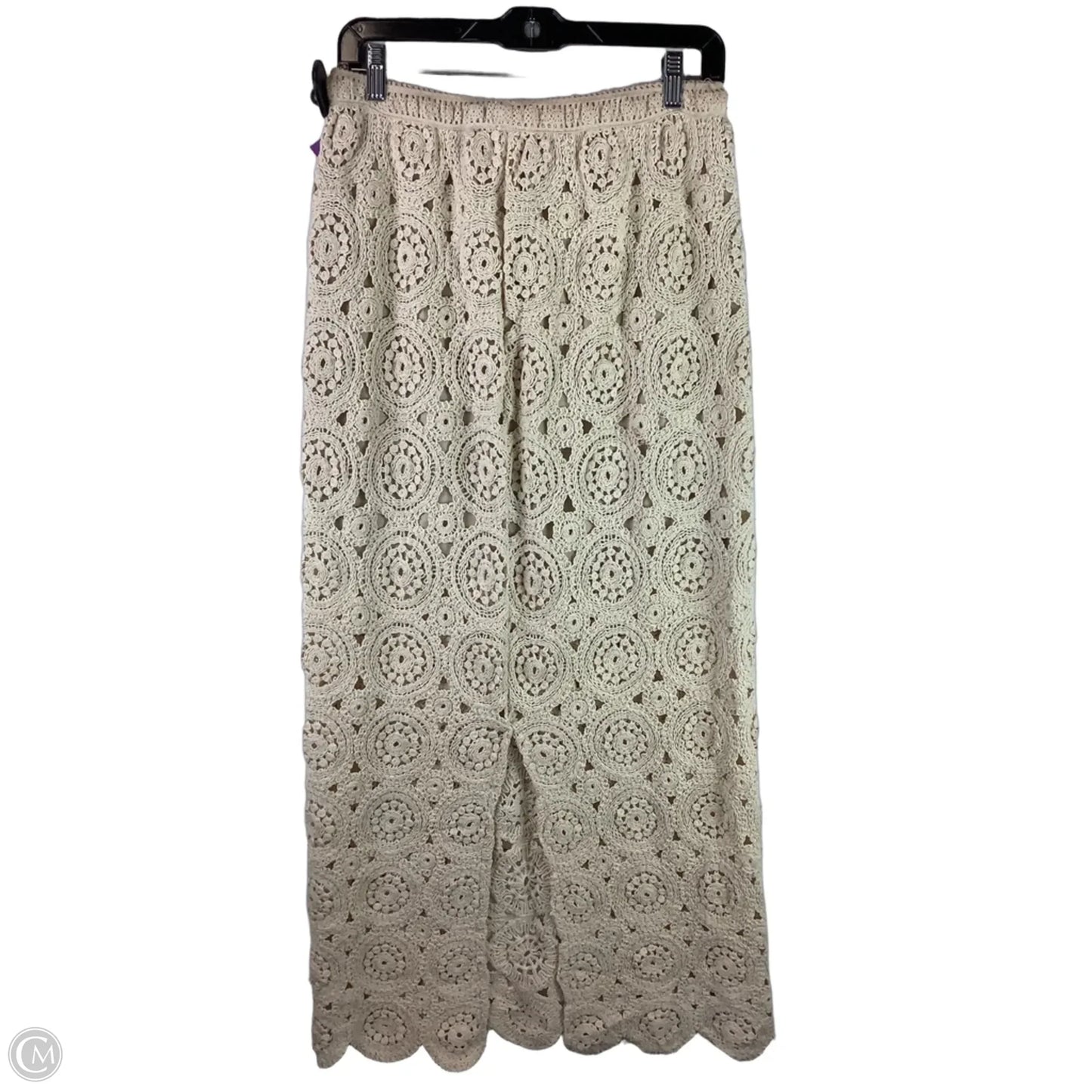 Skirt Maxi By Solitaire In Cream, Size: L
