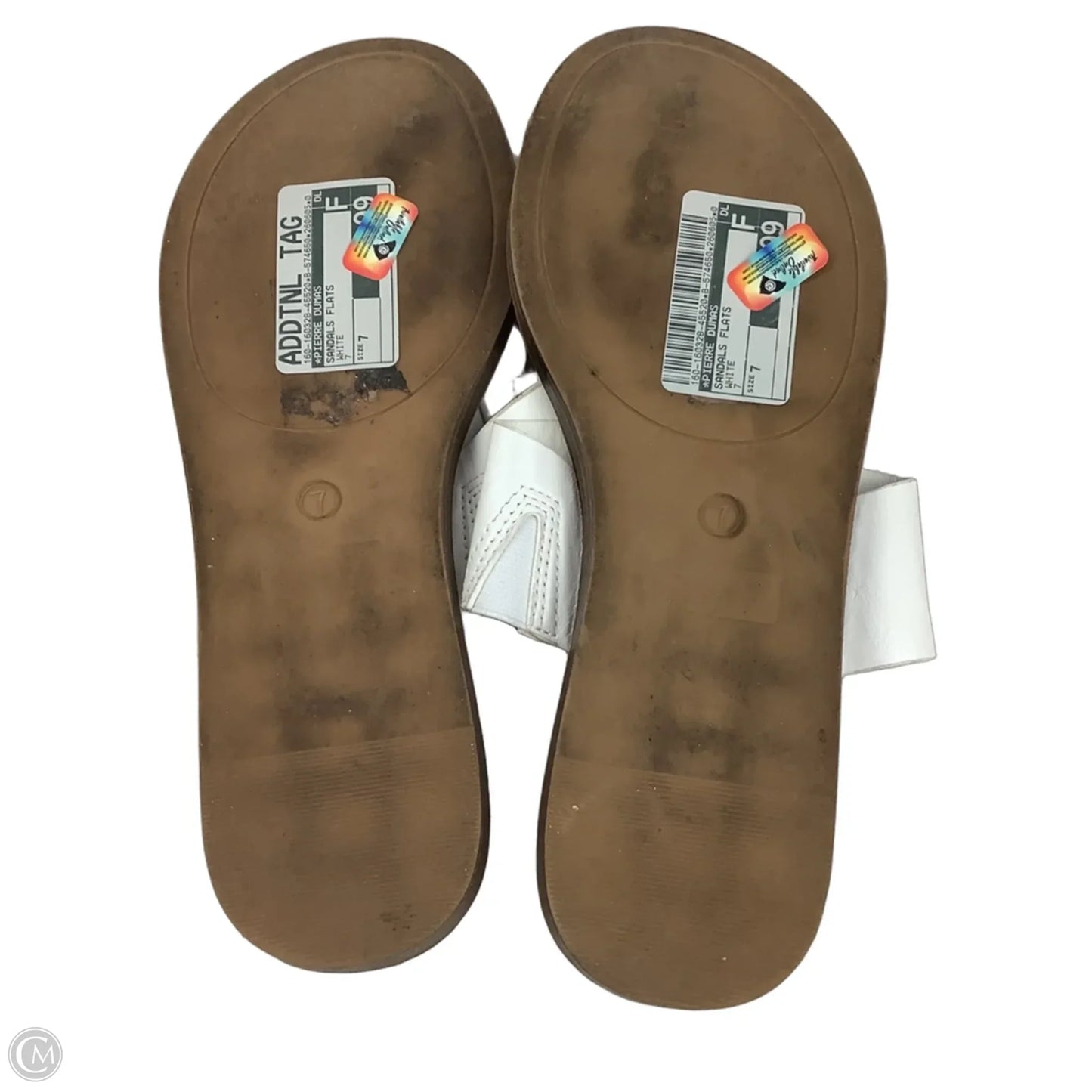 Sandals Flats By Pierre Dumas In White, Size: 7