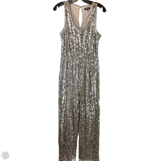 Jumpsuit By Express In Silver, Size: Xs