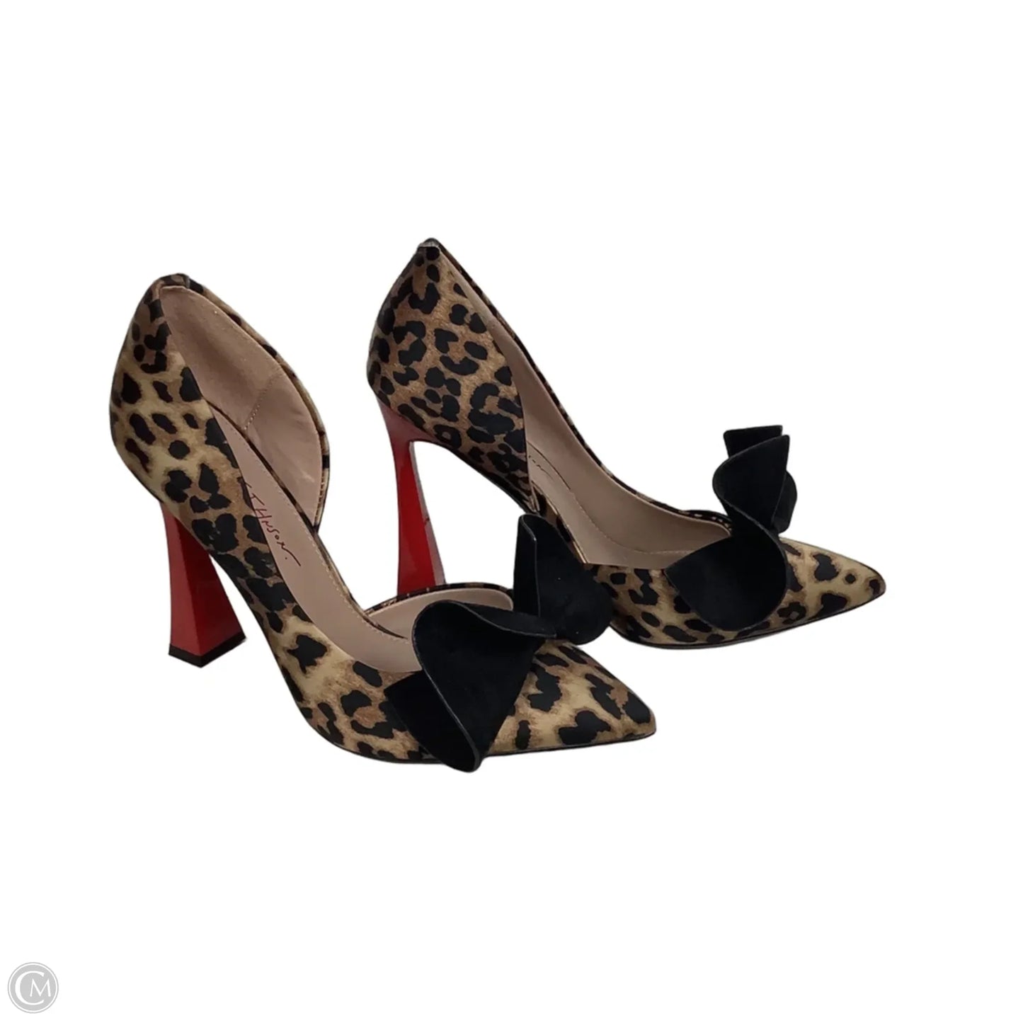 Shoes Heels Stiletto By Betsey Johnson In Animal Print, Size: 8