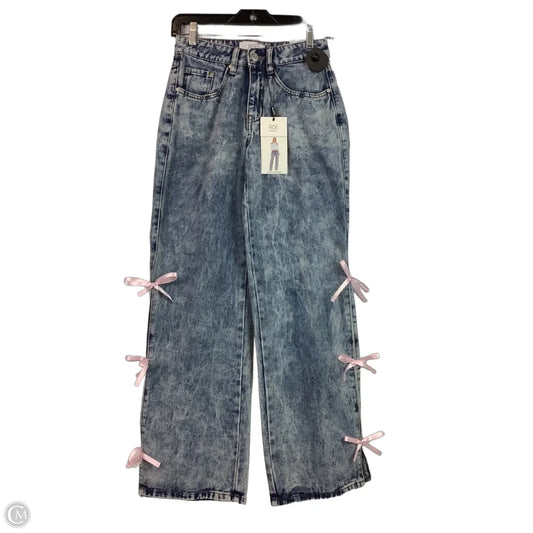 Jeans Straight By Clothes Mentor In Blue Denim, Size: 0