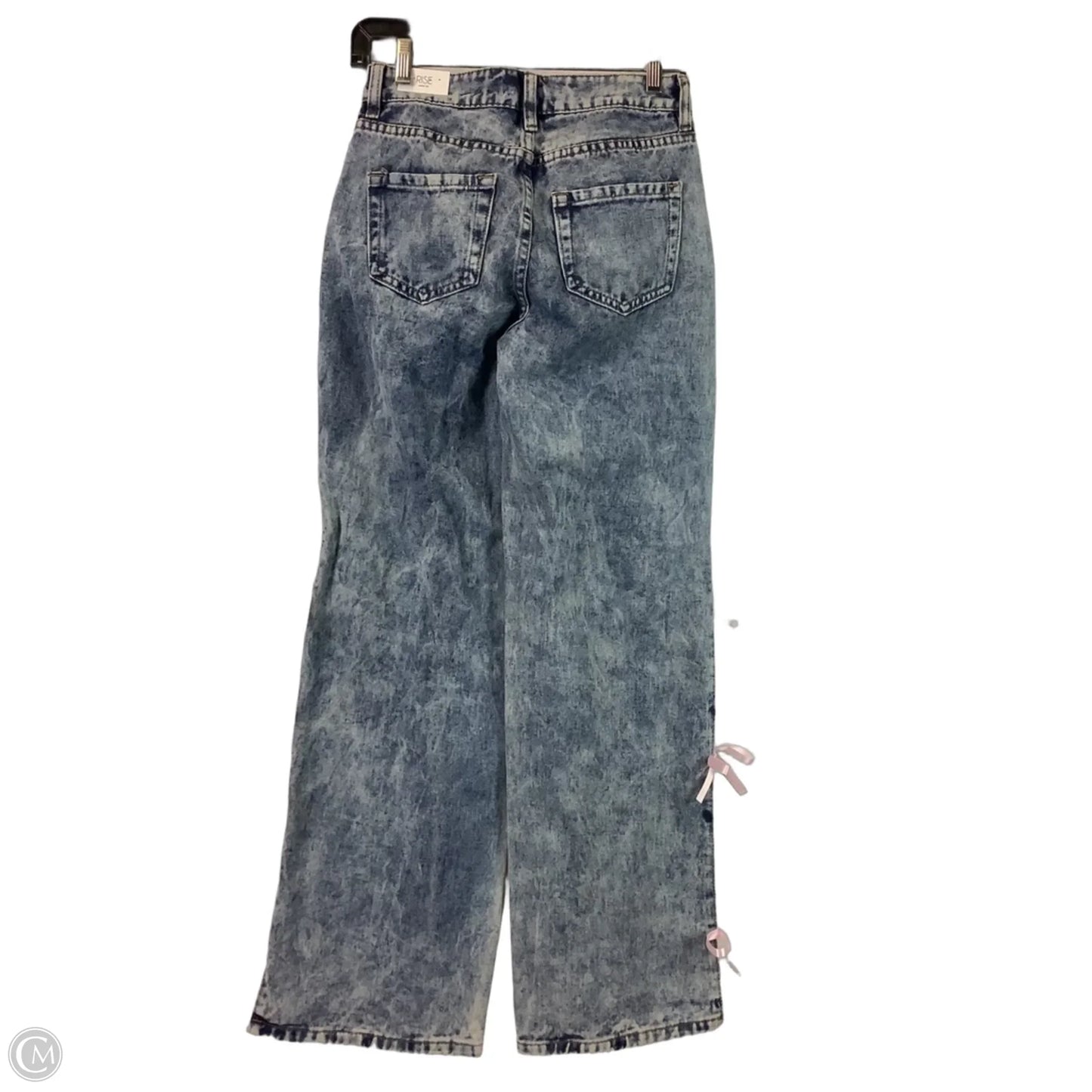 Jeans Straight By Clothes Mentor In Blue Denim, Size: 0