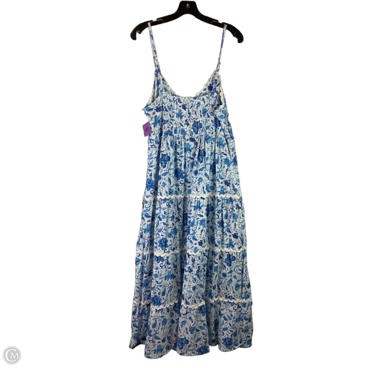 Dress Casual Maxi By Clothes Mentor In Blue, Size: Mp