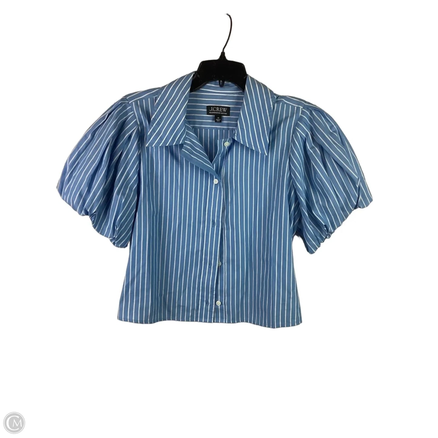 Top Short Sleeve By J. Crew In Blue, Size: M