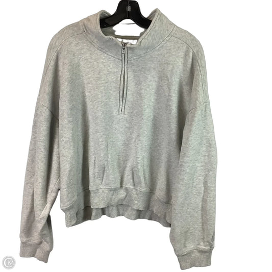 Sweatshirt Crewneck By Pink In Grey, Size: Xl