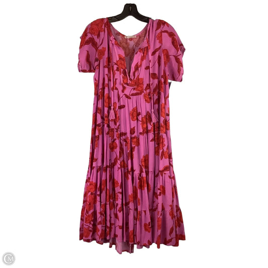 Dress Party Long By Karlie In Purple & Red, Size: S