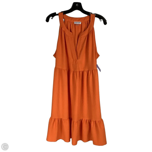 Dress Work By Calvin Klein In Orange, Size: M (10)