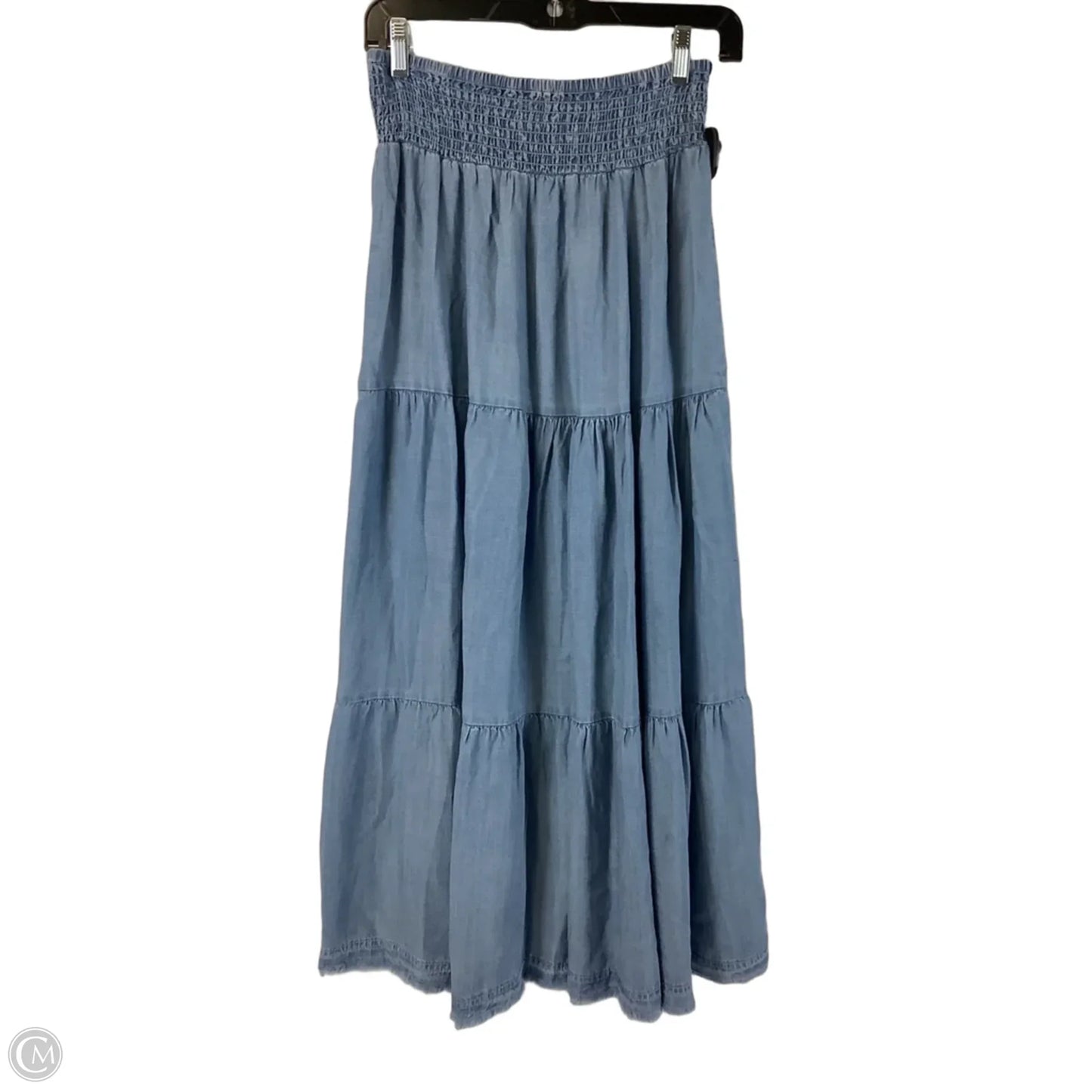 Skirt Maxi By Velvet Heart In Blue Denim, Size: S
