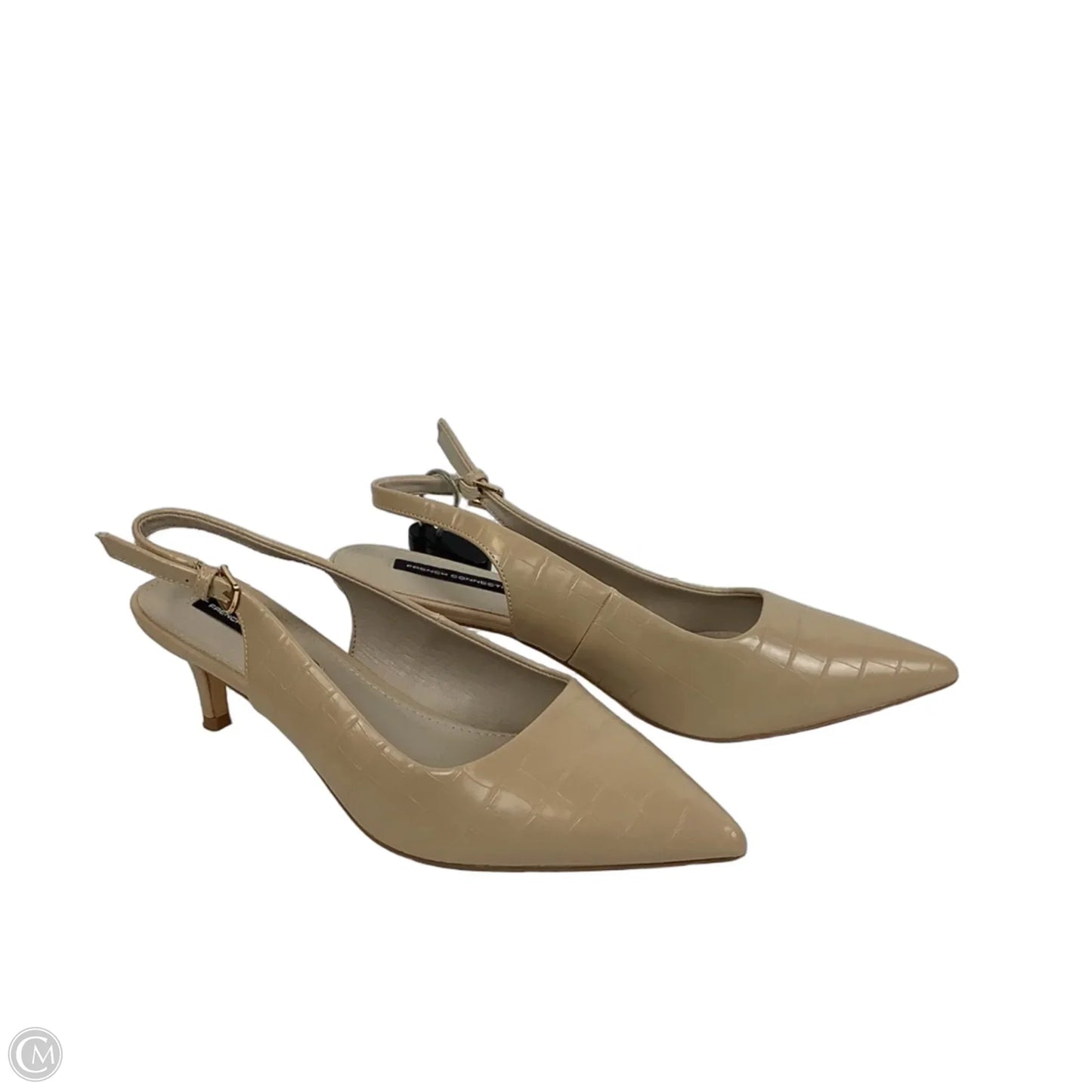 Shoes Heels Kitten By French Connection In Cream, Size: 10