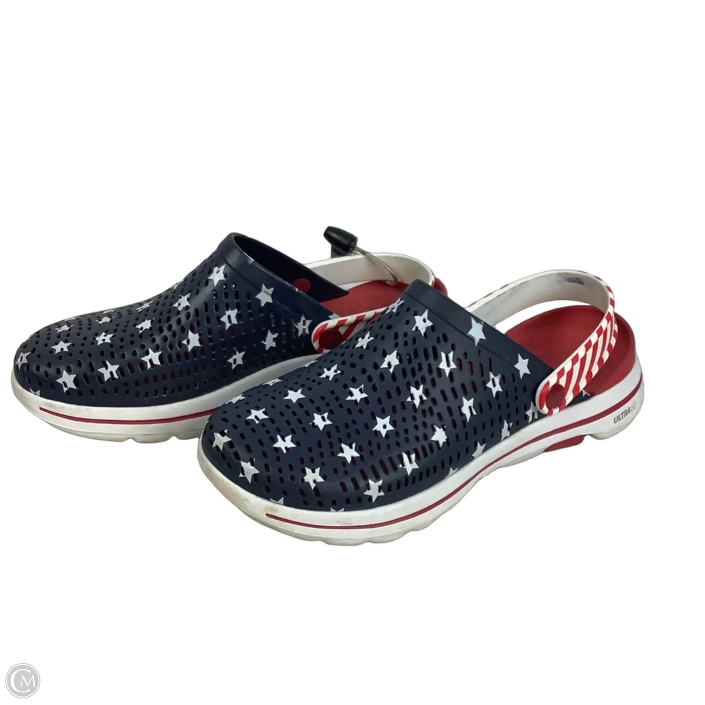 Shoes Flats By Skechers In Blue & Red, Size: 8