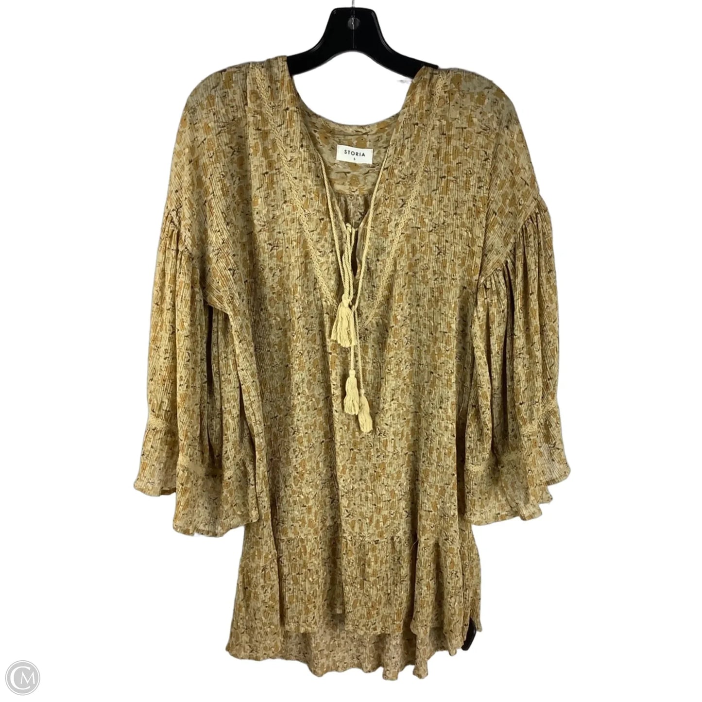 Dress Casual Short By Storia In Yellow, Size: S