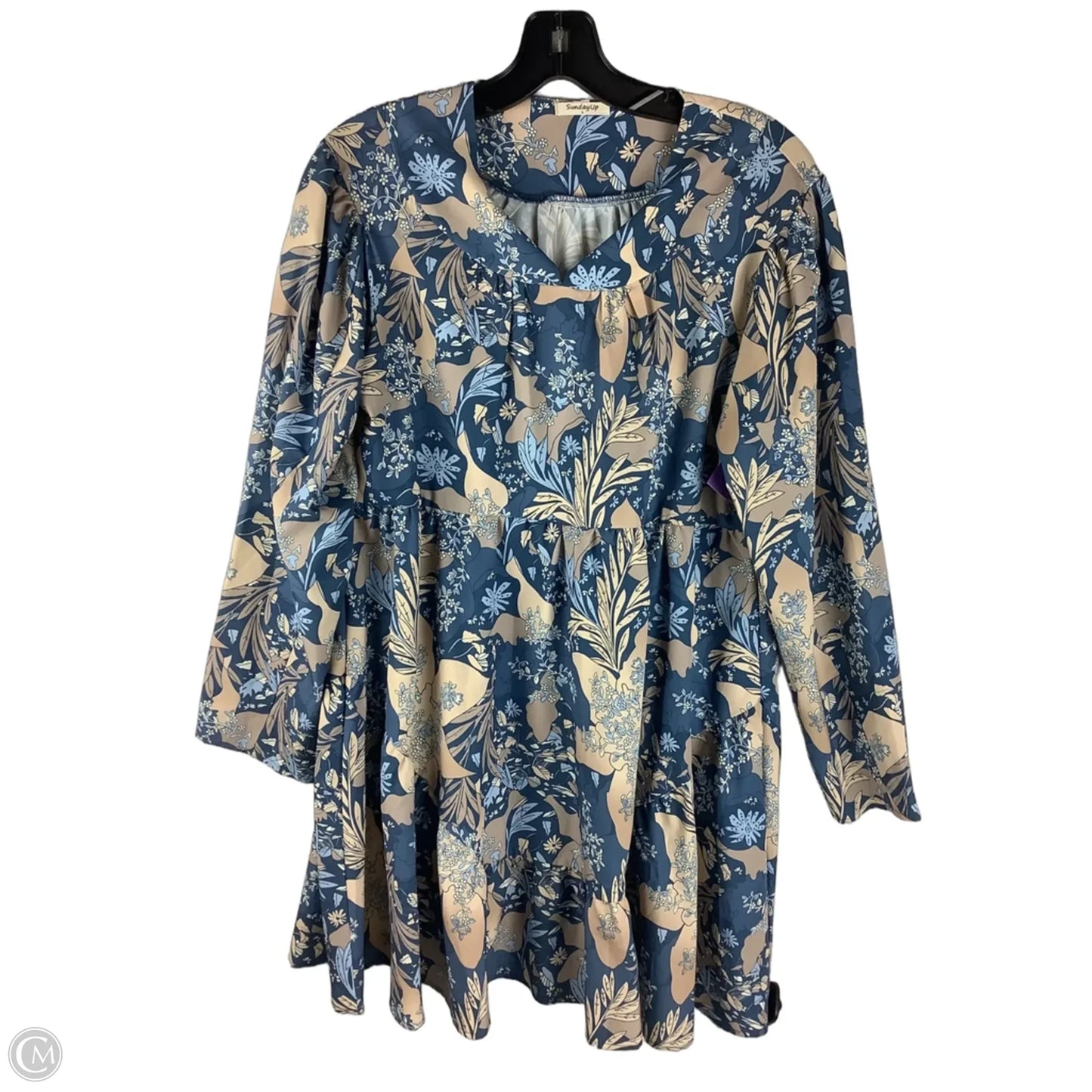 Dress Casual Short By Sunday Up In Blue, Size: S