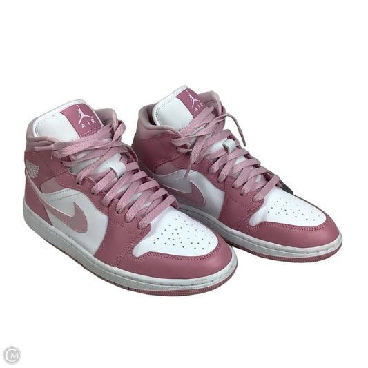 Shoes Luxury Designer By Jordan In Pink, Size: 9