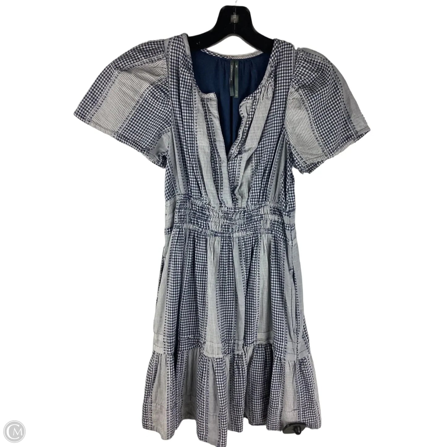 Dress Casual Short By Anthropologie In Blue, Size: Xsp