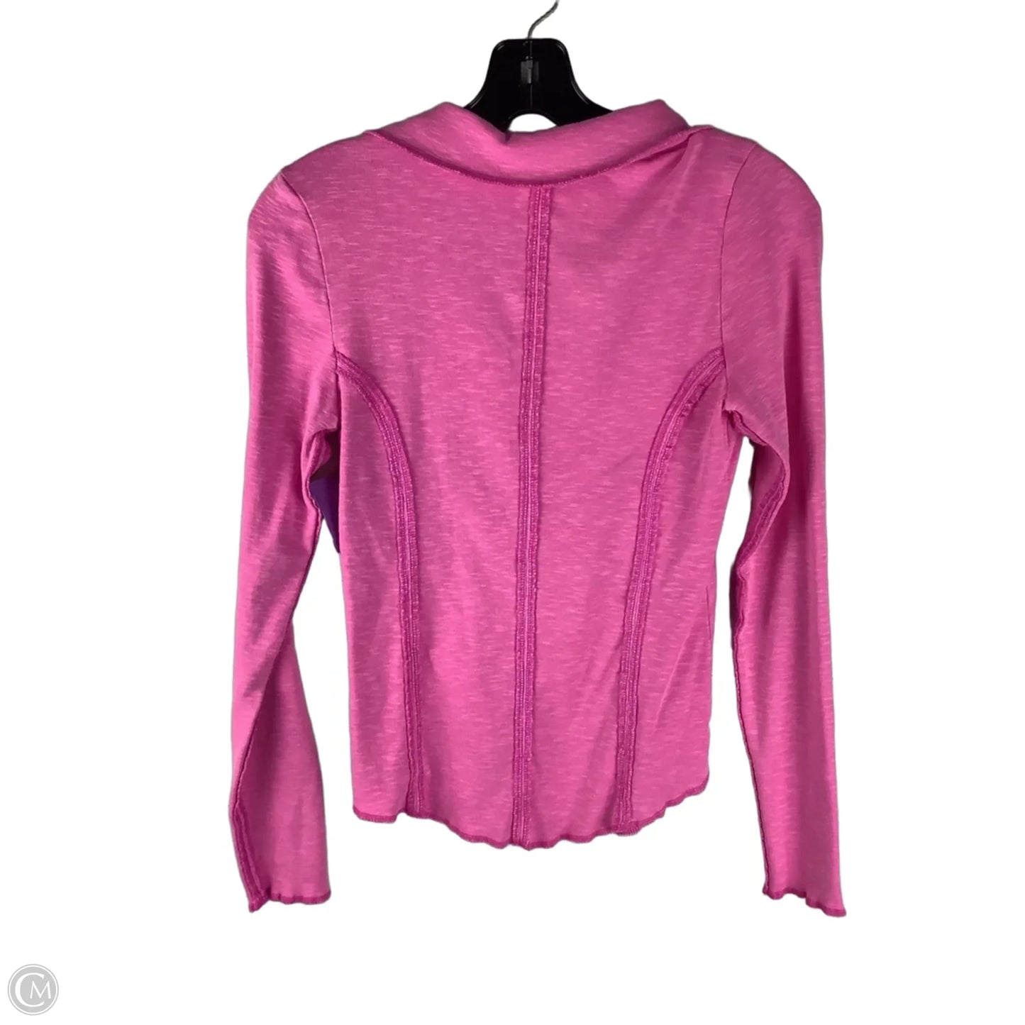 Top Long Sleeve By Pilcro In Pink, Size: S