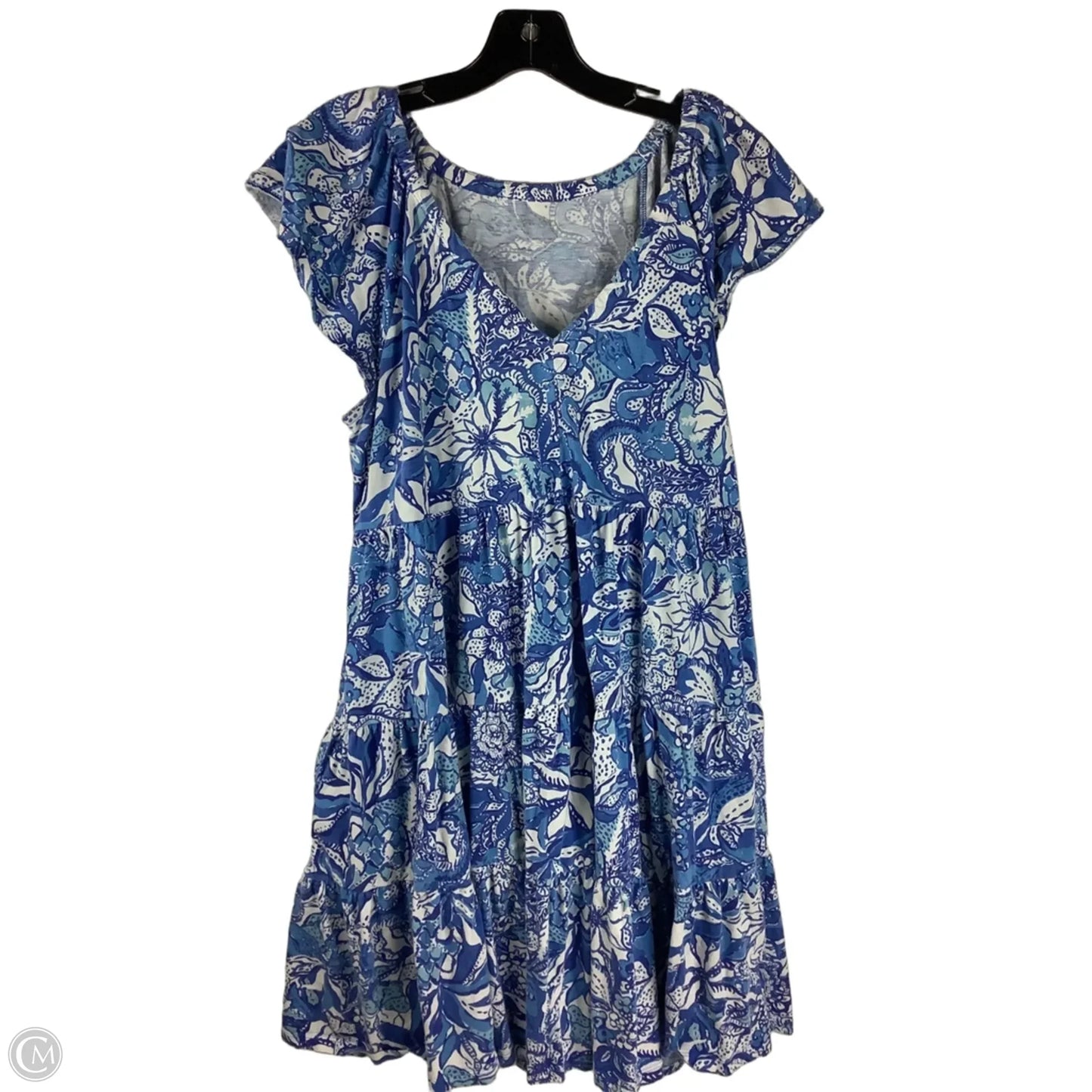 Dress Designer By Lilly Pulitzer In Blue, Size: L