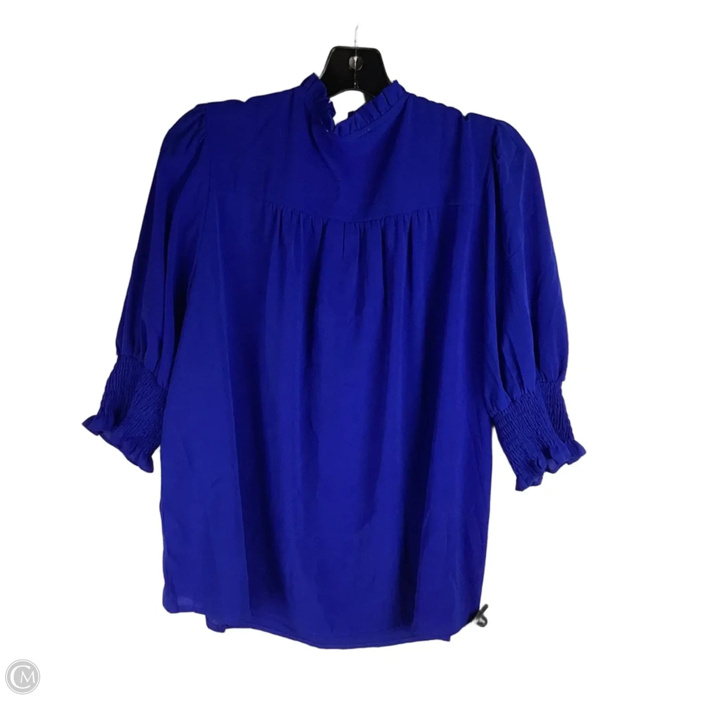 Top Short Sleeve By Vine & Love In Blue, Size: M