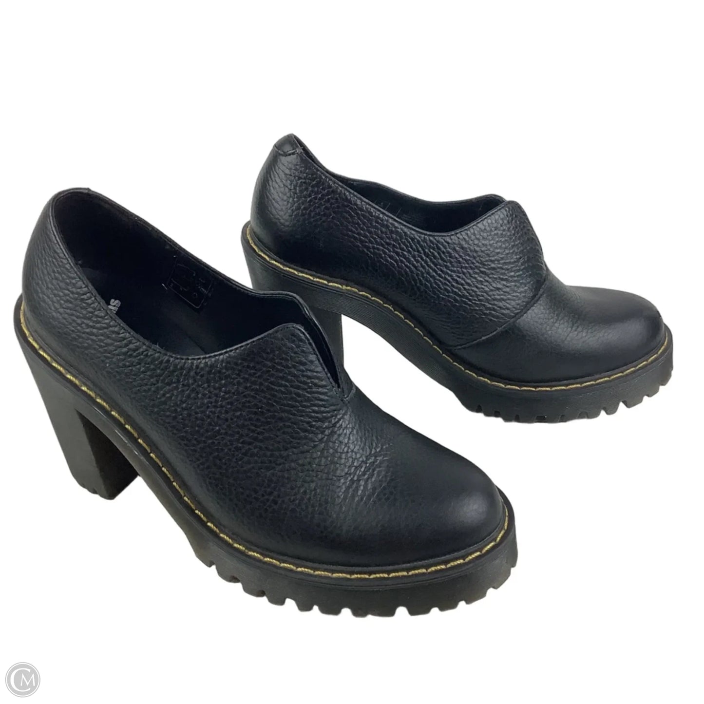 Shoes Heels Block By Dr Martens In Black, Size: 8