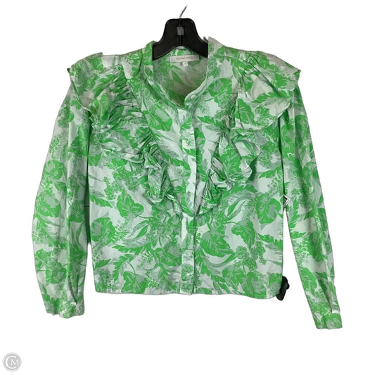 Top Long Sleeve By Olivaceous In Green, Size: S