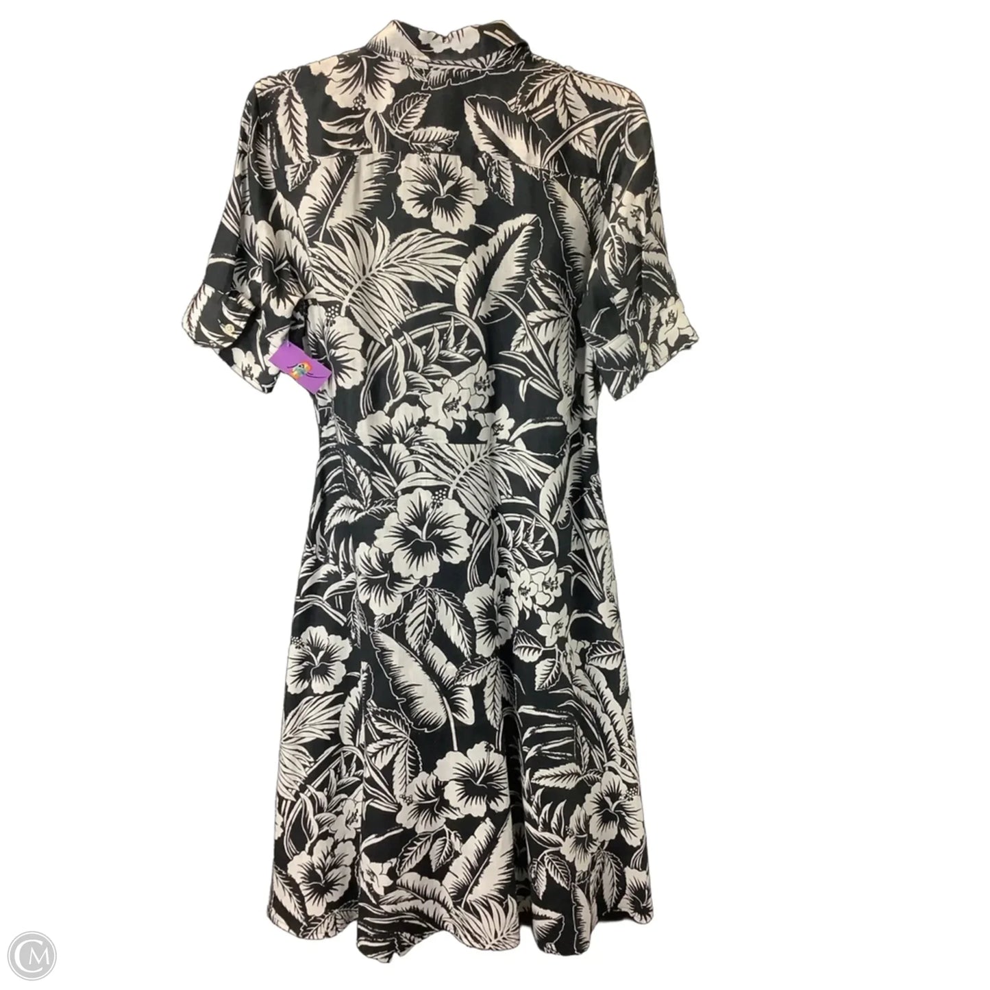 Dress Casual Short By Lauren By Ralph Lauren In Black & White, Size: 4