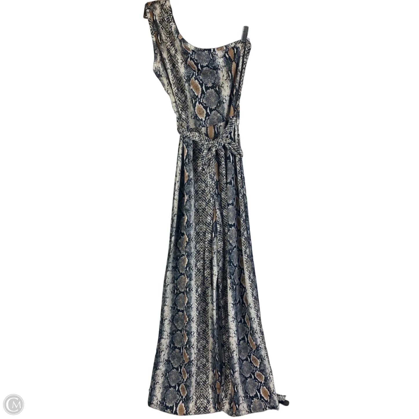 Jumpsuit By Pretty Little Thing In Snakeskin Print, Size: 10
