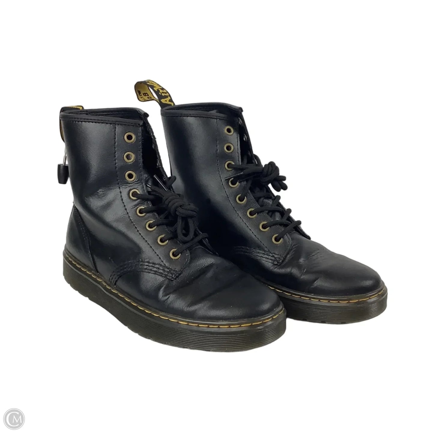 Boots Ankle Flats By Dr Martens In Black, Size: 8