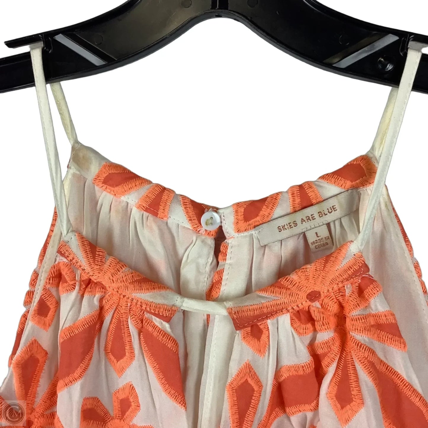 Dress Casual Short By Skies Are Blue In Orange, Size: L