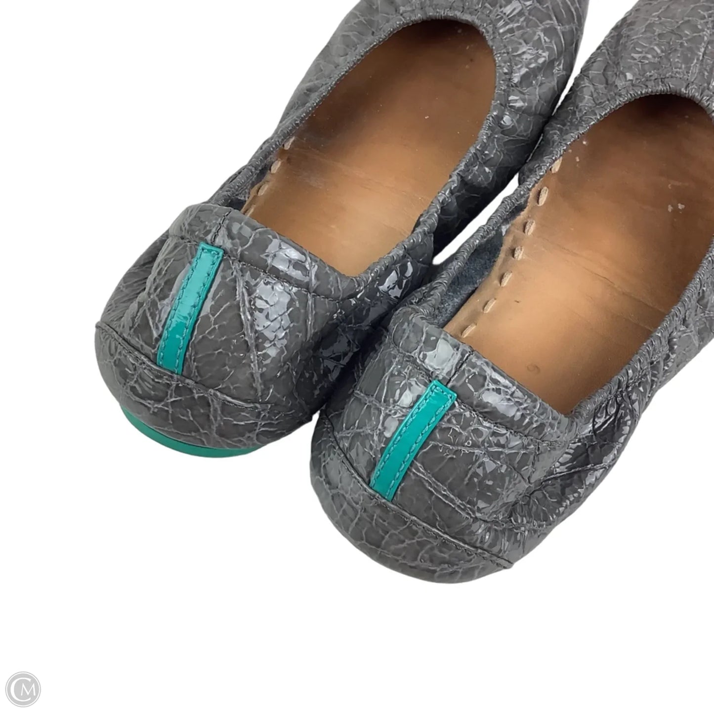 Shoes Flats By Tieks In Grey, Size: 9