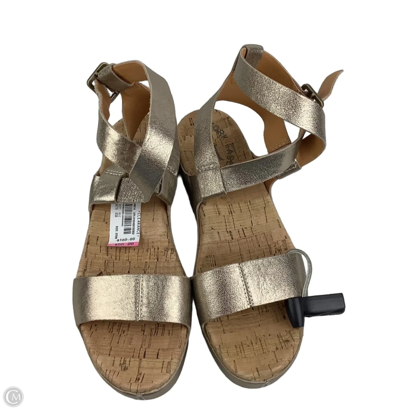 Sandals Heels Platform By Kork Ease In Tan, Size: 7
