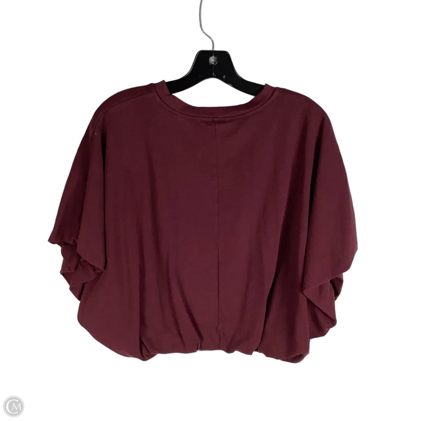 Top Short Sleeve By Grey Lab In Red, Size: S