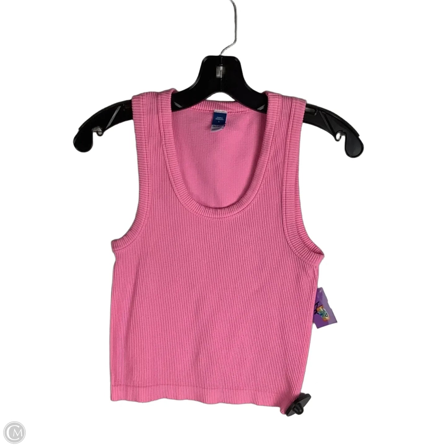 Top Sleeveless Basic By Old Navy In Pink, Size: L